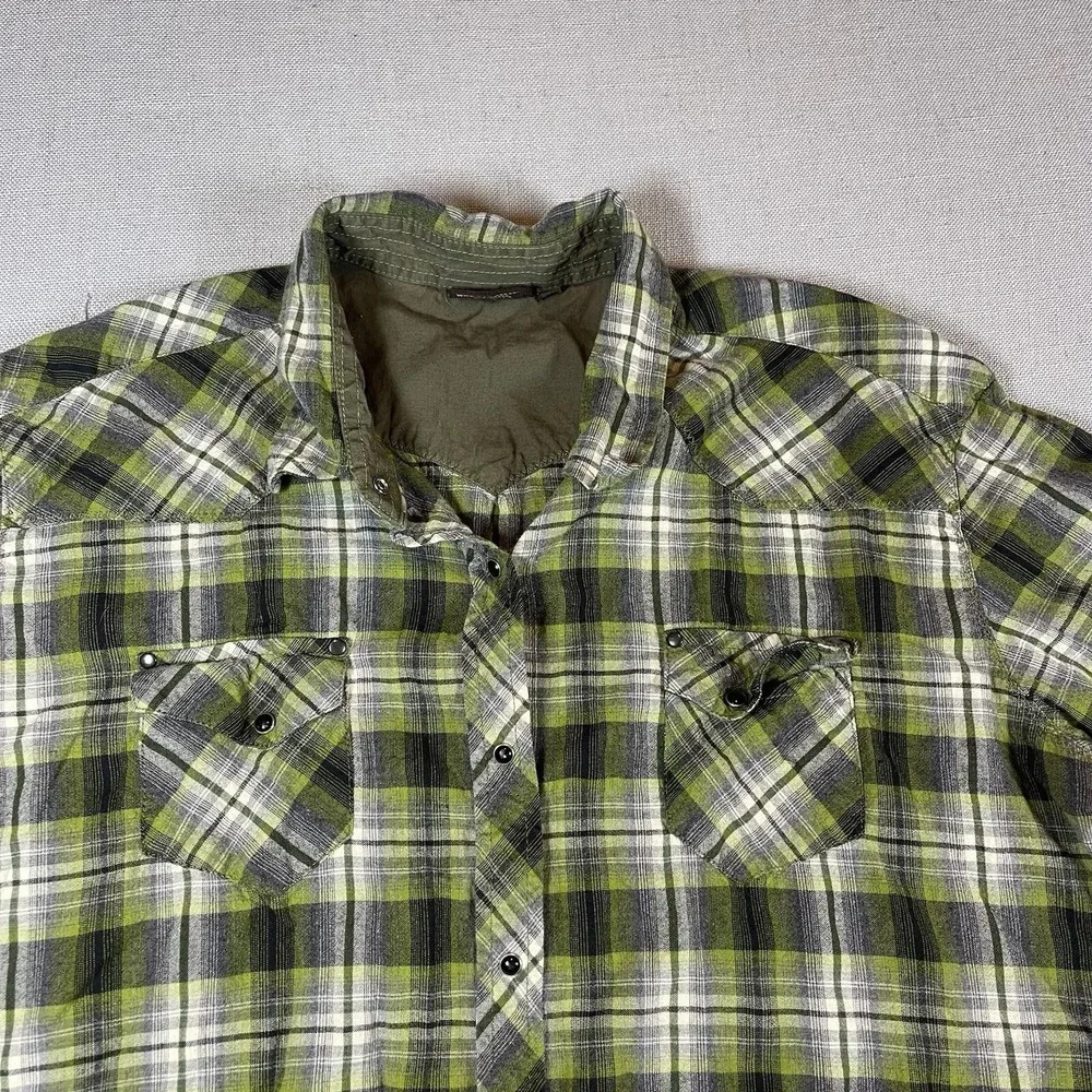 Kuhl Pearl Snap Sheridan Shirt Womens‎ XL Plaid Long Sleeve Western Top Outdoors - Picture 2 of 13
